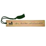 Buy Custom Printed Gold Brass Finish Bookmark with Tassel