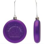 Buy Custom Printed Purple Shatterproof Ornament
