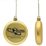 Buy Custom Printed Gold Shatterproof Ornament