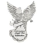 Buy Custom Printed Silver Angel Ornament