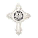 Buy Custom Printed Silver Cross Ornament