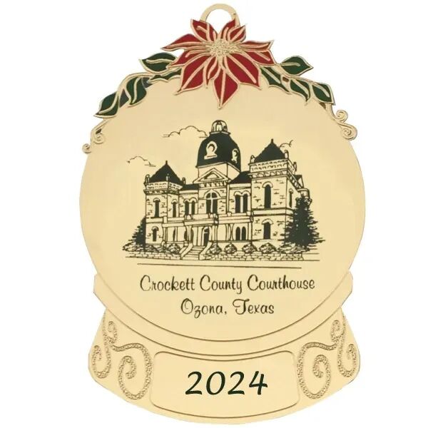 Main Product Image for Custom Printed Gold Snow Globe Ornament