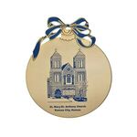 Buy Custom Printed Gold Ball Shape Ornament