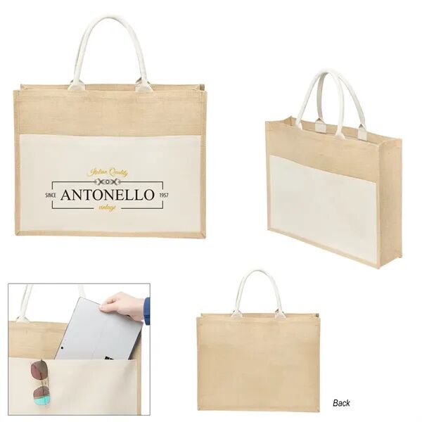 Main Product Image for Custom Printed Julia Jute Tote Bag