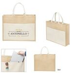 Buy Custom Printed Julia Jute Tote Bag