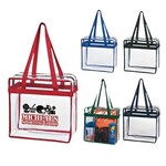 Buy Custom Printed Clear EVA Tote Bag With Zipper
