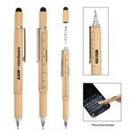 Buy Custom Printed Bamboo Multi-Function Tool Pen
