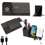 Buy Custom Wireless Charging Desk Organizer With Dry Erase Board