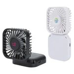 Buy Custom Logo Whirlwind Mini Folding Rechargeable Fan w/ Lanyard
