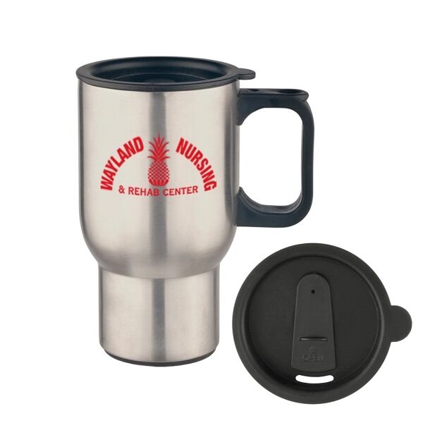 Main Product Image for Custom Printed Stainless Steel Travel Mug 16 Oz