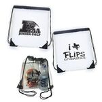 Buy Custom Printed Clear Stadium Drawstring Bag