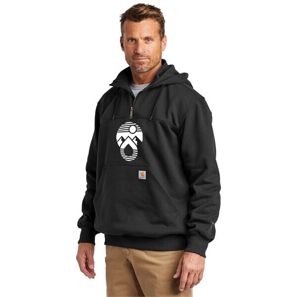 Main Product Image for Custom Printed Paxton Hooded Zip Carhartt Rain Defender