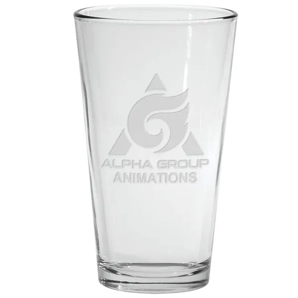 Main Product Image for Laser Etched Pint Glass 16 oz