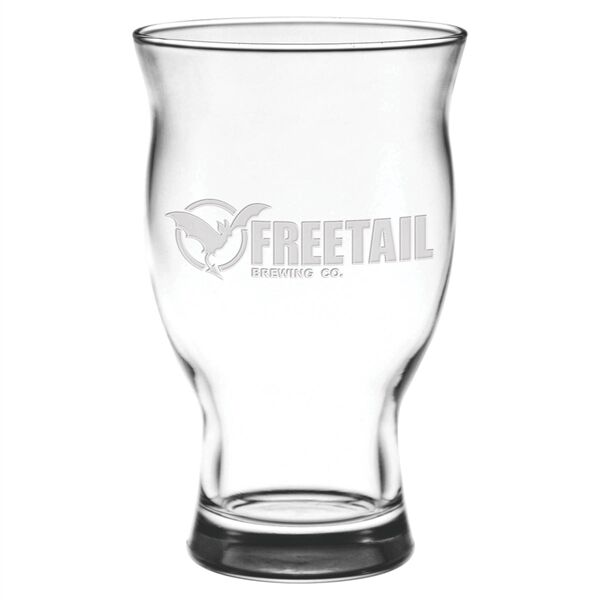 Main Product Image for Deep Etched Craft Beer Glass 16.75 Oz