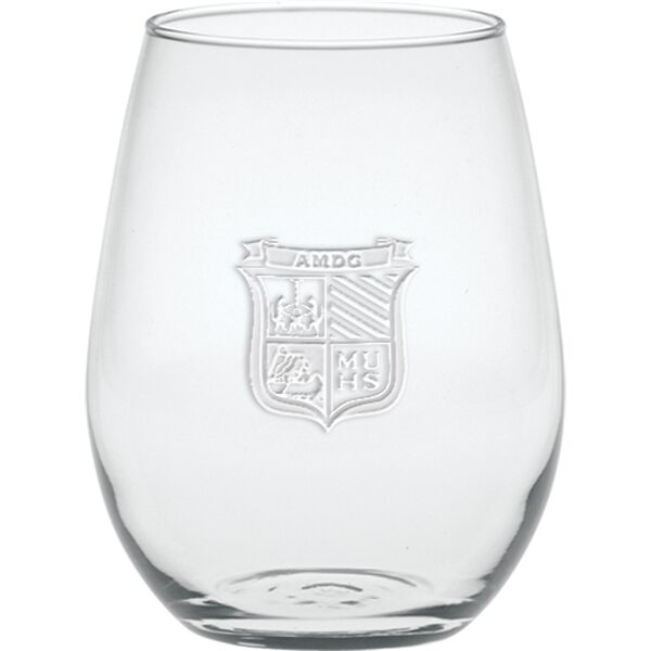 Main Product Image for Deep Etched Stemless Mini White Wine