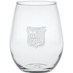 Buy Deep Etched Stemless Mini White Wine