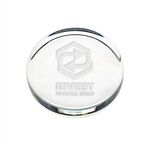 Buy Laser Etched Flat Round Paperweight