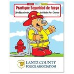 Buy Custom Printed Coloring Book: Practice Fire Safety (Spanish)