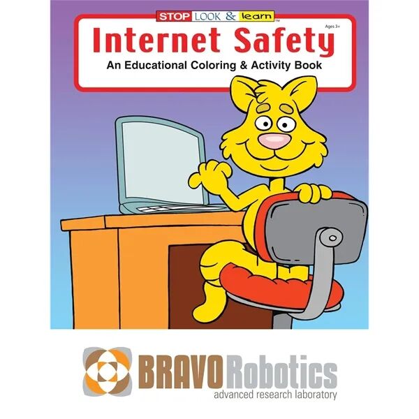 Main Product Image for Custom Printed Coloring Book: Internet Safety