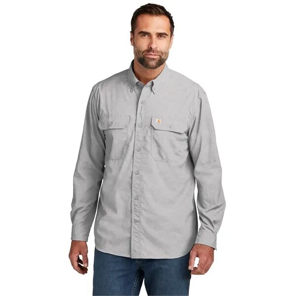 Main Product Image for Custom Solid Long Sleeve Shirt Carhartt Force