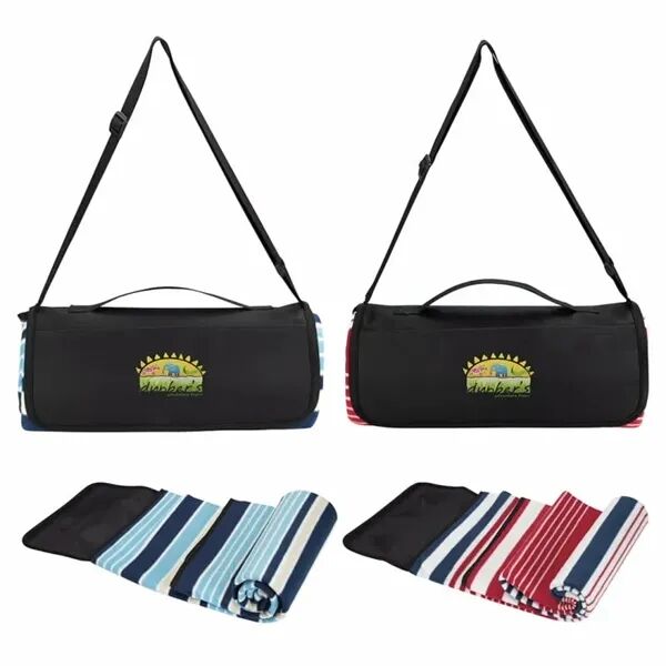 Main Product Image for Custom Printed Good Value(TM) Shoulder Strap Picnic Blanket