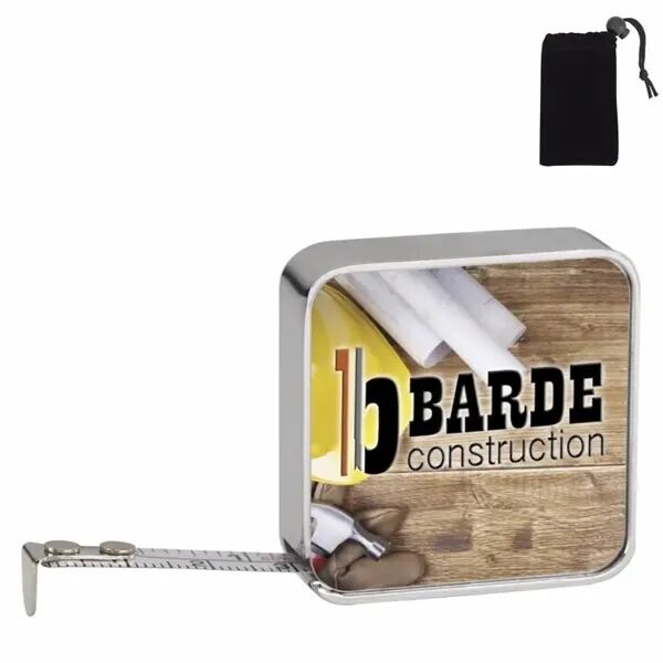 Main Product Image for Custom Printed 6' Chrome Tape Measure