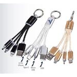 Buy Laser Engraved 3-IN-1 USB Cable Key Chain