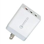 Buy Custom Printed 3 Port 30W Fast Charge Wall Charger