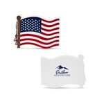 Buy Custom Printed Patriotic USA Flag Shape Stress Ball.