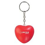 Buy Custom Printed Heart Shape Stress Ball Keychain.