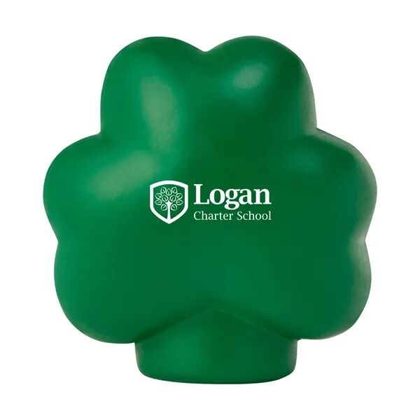 Main Product Image for Custom Printed St Patrick's Day Clover Stress Ball.