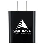 Buy Custom Printed Leeman 20W USB-C Dual Wall Charging Adapter