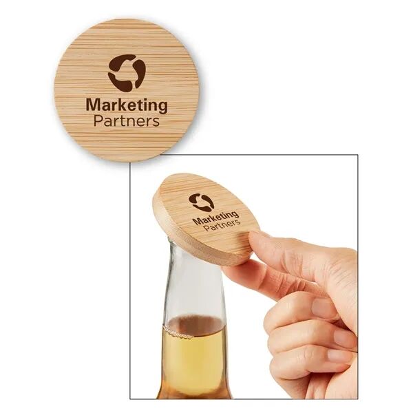 Main Product Image for Laser Engraved Bamboo Bottle Opener With Magnet