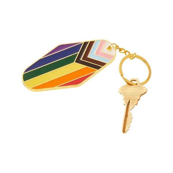 Main Product Image for Laser Engraved b.free Rainbow Pride LGBTQ+ Metal Keychain