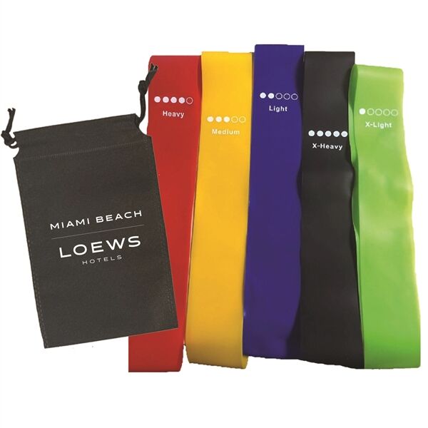 Main Product Image for Custom Printed Silicone Fitness Tension Bands