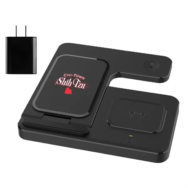 Main Product Image for Custom Printed 3IN1 Wireless 15W Charging Station