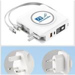 Buy Custom 10,000 mAh Wireless Fast Charging Intl Travel Charger