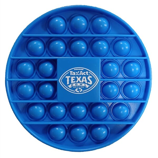 Main Product Image for Custom Fidget Popper Round Shaped Board w/Square Middle Imprint