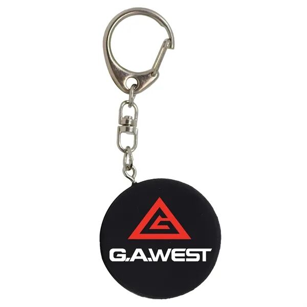 Main Product Image for Custom Printed Hockey Puck Key Chain