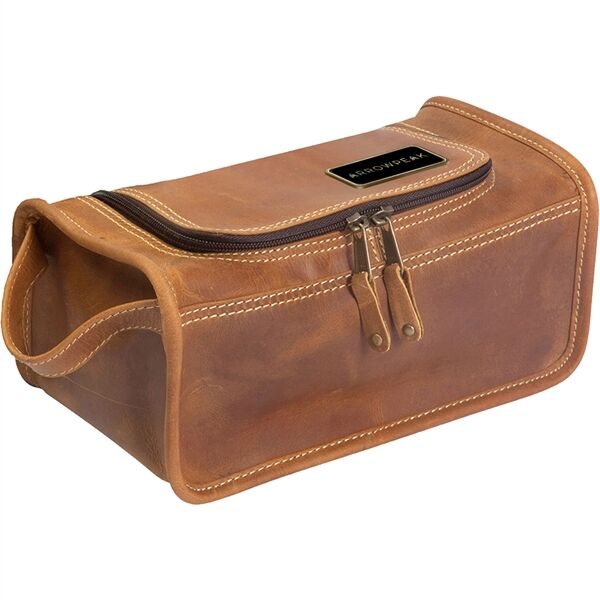 Main Product Image for Laser Engraved Taylor Falls Leather Travel Kit Bag