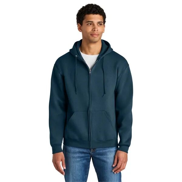 Main Product Image for Custom Printed Jerzees Rugged Unisex Full-Zip Hooded Sweatshirt