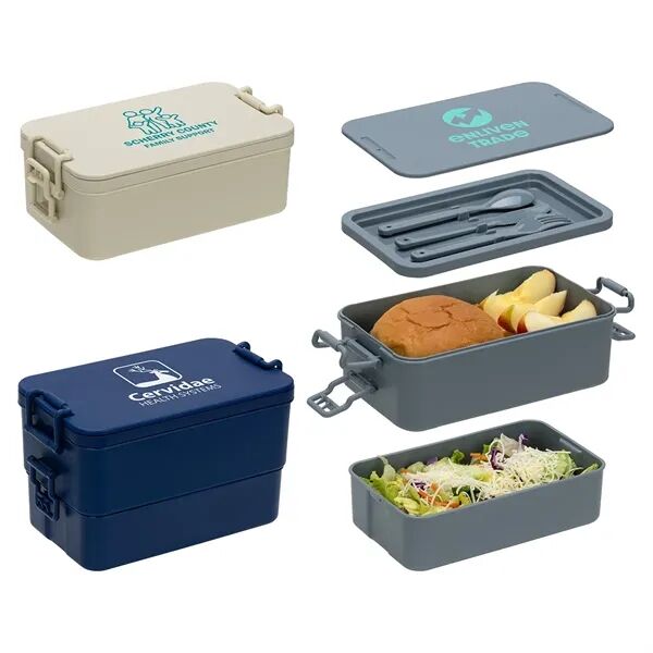 Main Product Image for Branded Canteen Stackable Lunch Box With Utensils