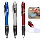 Buy Custom Logo Gripper Stylus Pen with Led Light