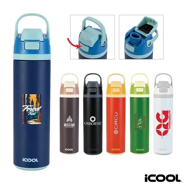 Main Product Image for iCOOL Manitou Double Wall, Recycled Stainless Steel Bottle 24 oz