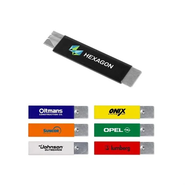 Main Product Image for Imprinted Traditional Razor Blade Box Cutter