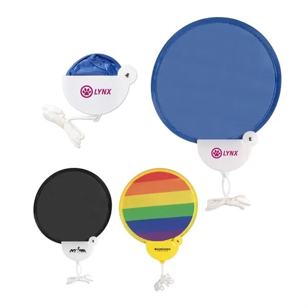 Main Product Image for Custom Printed Twist and Fold Hand Fan with Handle