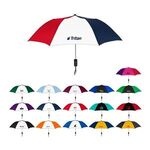Buy Custom Printed Elite Compact Folding Umbrella- 2 Color Panels