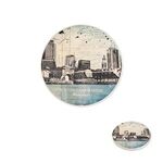 Buy Custom Printed Single Round Absorbent Stone Coaster