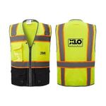 Buy Custom Logo Deluxe ANSI Class 2 Safety Vest w/Reflective Piping