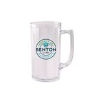 Buy Custom Printed Plastic Fluted Beer Mug Sampler with Handle 5 Oz